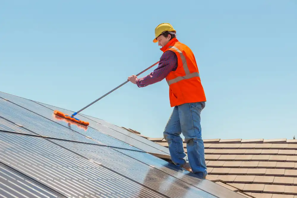 limpieza paneles solares